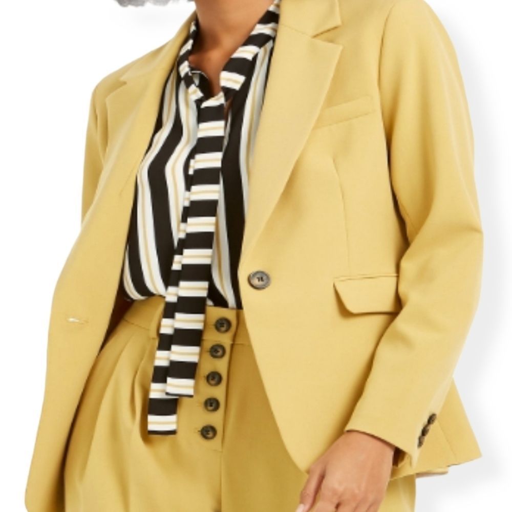 Bar III 1 Button Notch Collar suit Jacket size 10